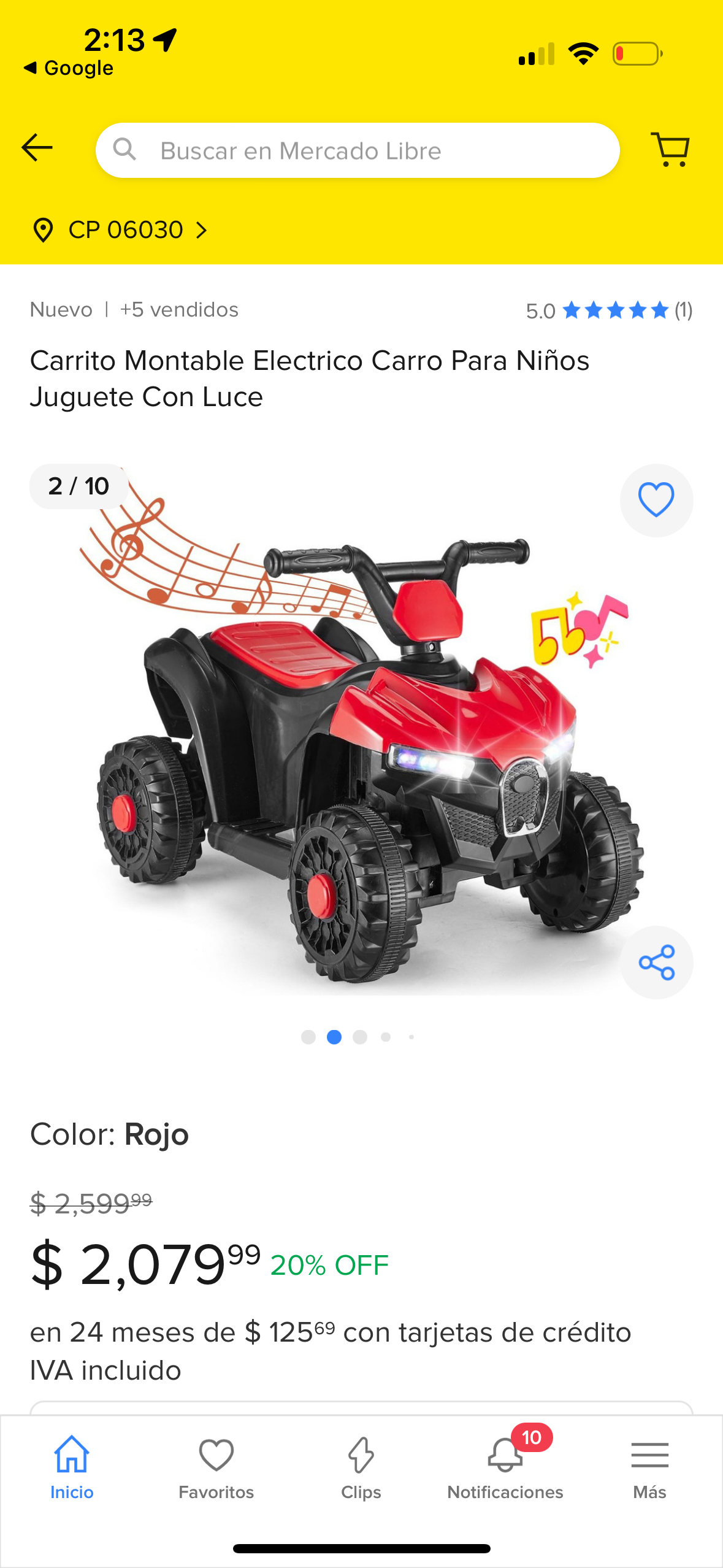 MONTABLE ELÉCTRICO PARA NIÑOS