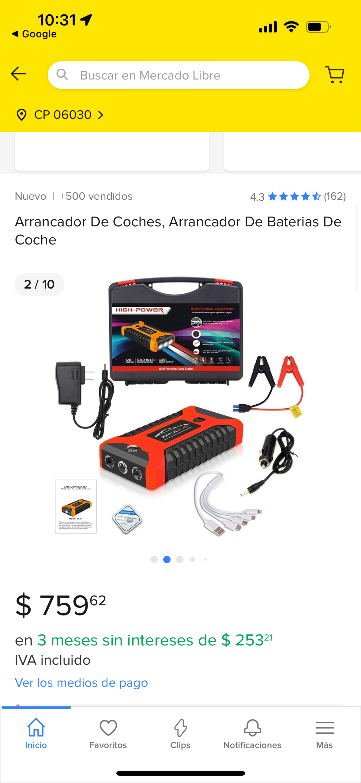 Arrancador De Coches, Arrancador De Baterias De Coche